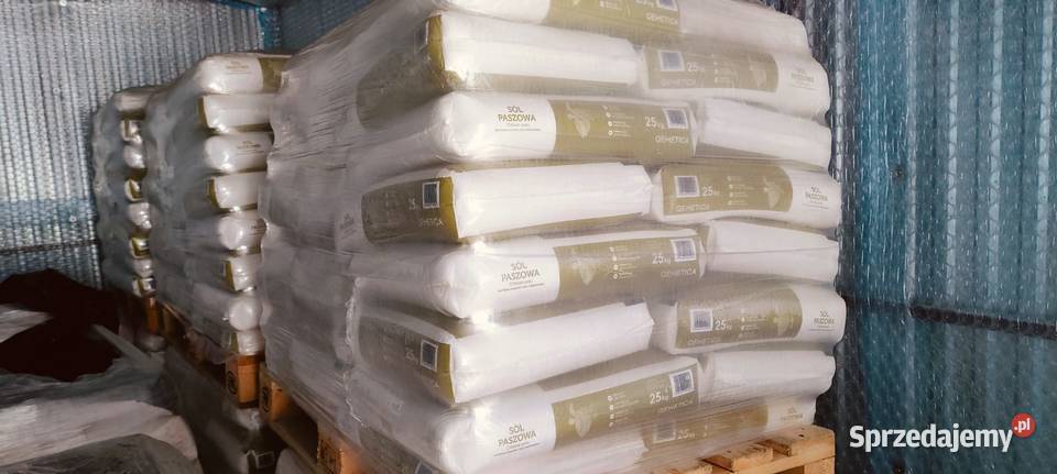Sól paszowa zwierząt hodowlanych 25 DOSTAWA Karmy i pasze