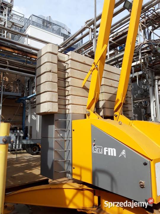 Żuraw dolno obrotowy FM GRU RB 1030 Dźwigi, podnośniki dolnośląskie Ligota Piękna sprzedam