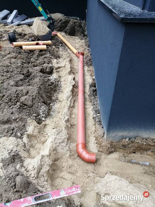 Usługi minikoparką Drenaże SzambaFundamęty Pierstnica