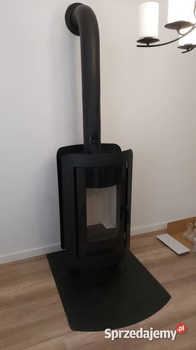 DEFRO HOME OVAL piec wolnostojący stalowy ręki Piece i kominki Budownictwo i akcesoria Głogów