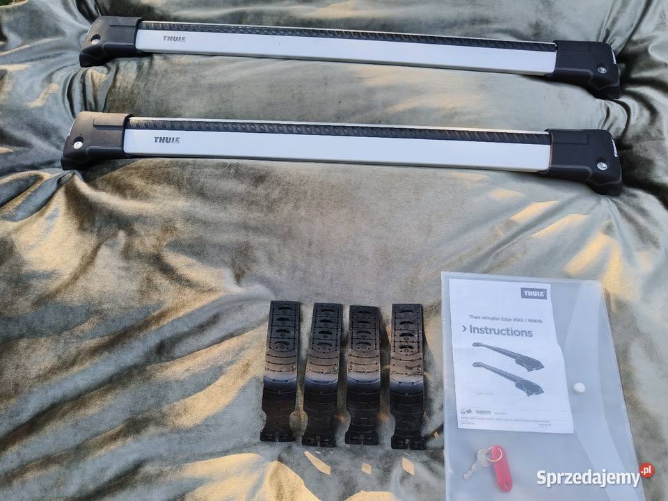 Belki dachowe Thule Wingbar Edge model 958 Bagażniki Łódź