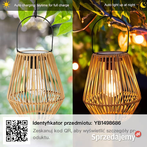 Lampa wisząca solarna