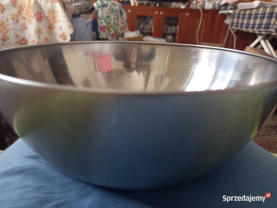 Miska stalowa wysoka Warszawa sprzedam