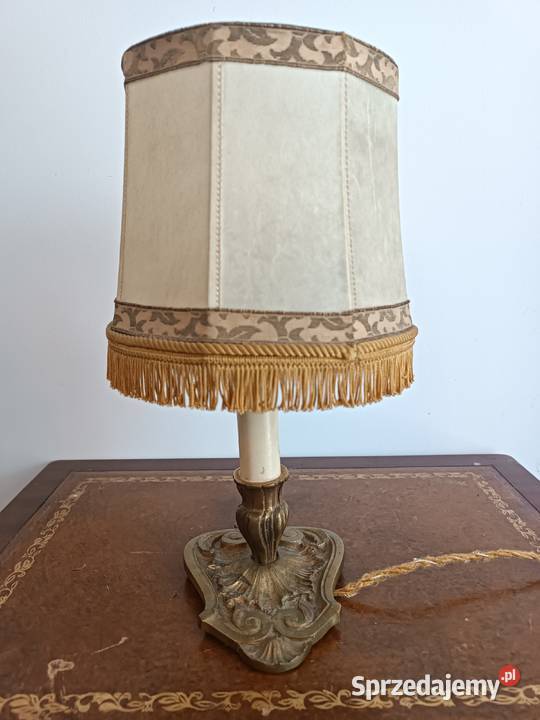 Lampa nocna brąz Lucien Gau Paris Budzyń