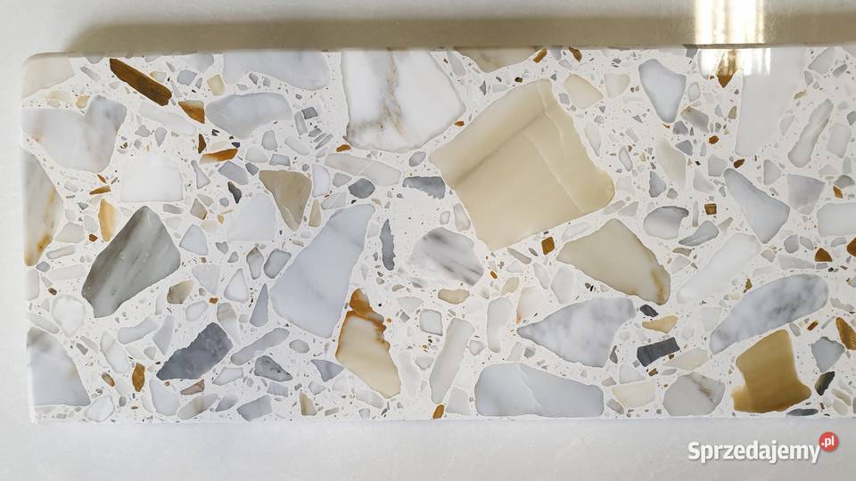 Parapety agglomarmur CALACATA konglomerat Materiały budowlane Łomża