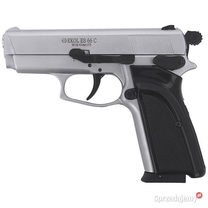 Pistolet wiatrówka EKOL Voltran ES 66C White 45
