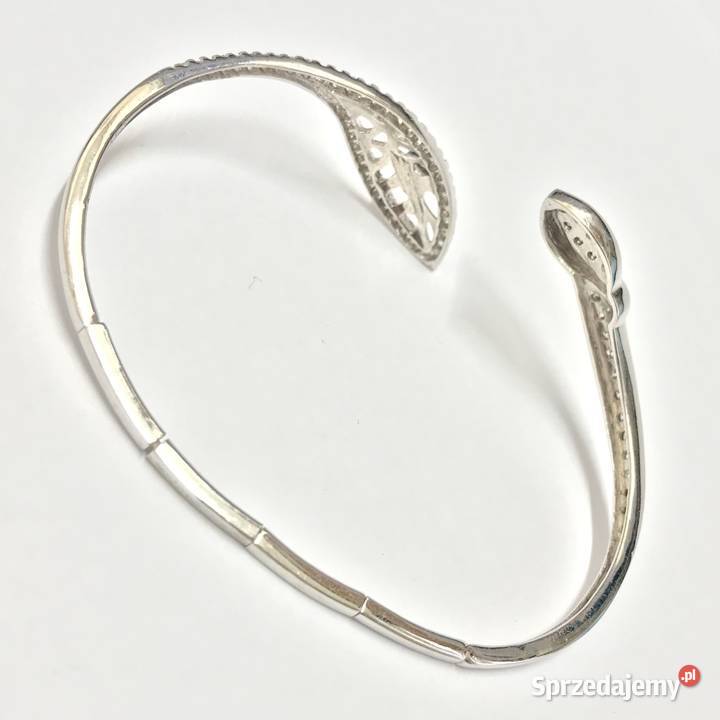 Złota BRANSOLETKA BIAŁE złoto i CZARNE perły Warszawa