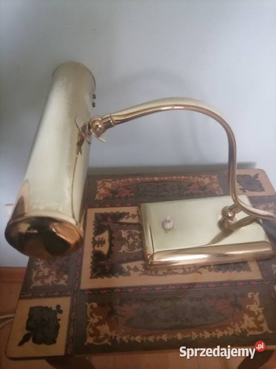 Lampa gabinetowa Bankierska z łat 50 tych Art Kraków
