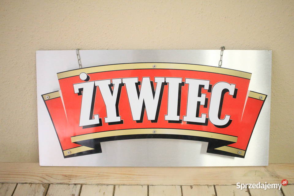 Podświetalny napis ŻYWIEC bar pub resturacja Pszczyna