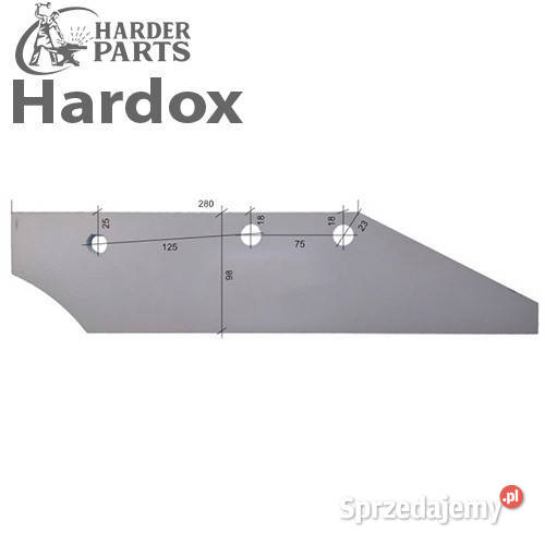 Lemiesz HARDOX 301446P części do grubera Suwałki