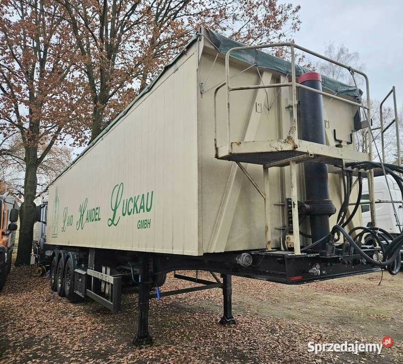 Naczepa z wydmuchem wywrotka do pelettu śruty Biała Podlaska