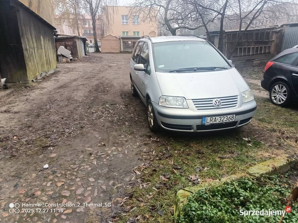VW Sharan 2003r 19 TDI 130 skrzynia 6 biegów lubelskie Włodawa sprzedam