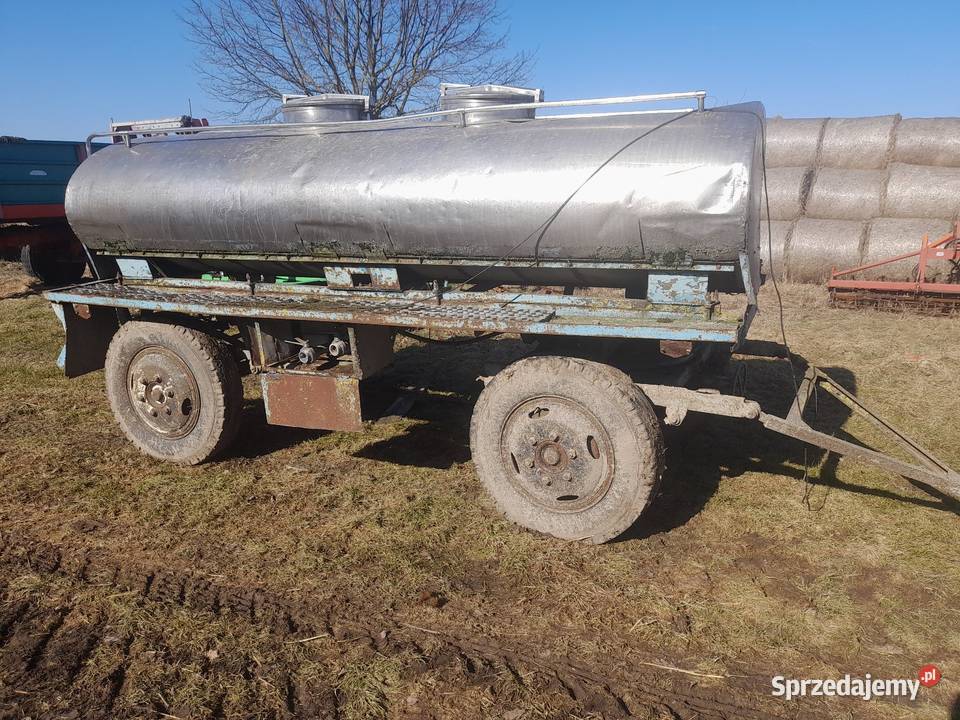 Beczka 4000l kwasówka na wodę na przyczepie Łosice