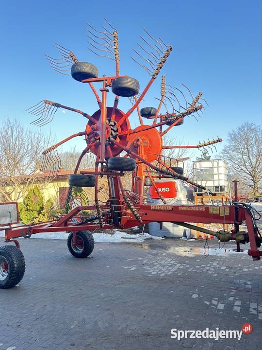 Zgrabiarka Niemeyer 745 twin s 715 nieuszkodzony Wąsosze