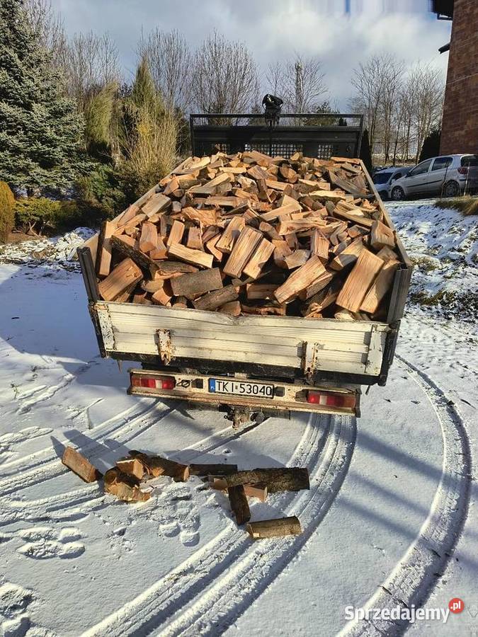 Sezonowane suche drewno opałowe kominkowe