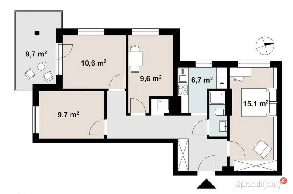 Mieszkanie do sprzedania 6837m2 Lublin 68.37m2
