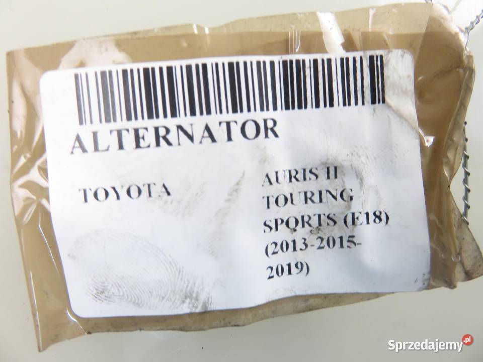 ALTERNATOR TOYOTA AURIS II E18 16 270600T190 sprzedam