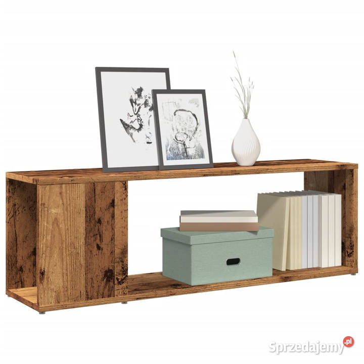 Szafka pod TV stare drewno 100x24x32 WM856738 Warszawa
