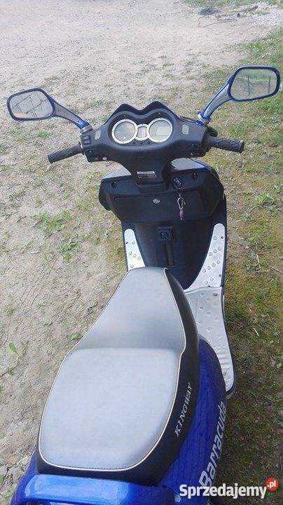Niebieski skuter kingway barracuda 2008 Nowy małopolskie Grybów sprzedam