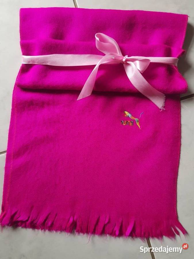 Długi maxi Puma szalik damski męski ciepły świętokrzyskie Kielce