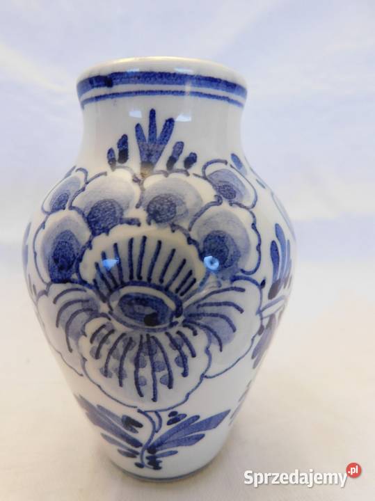 wazonik porcelanowy Delfts Holandia 1032 Fiaf Szczecin