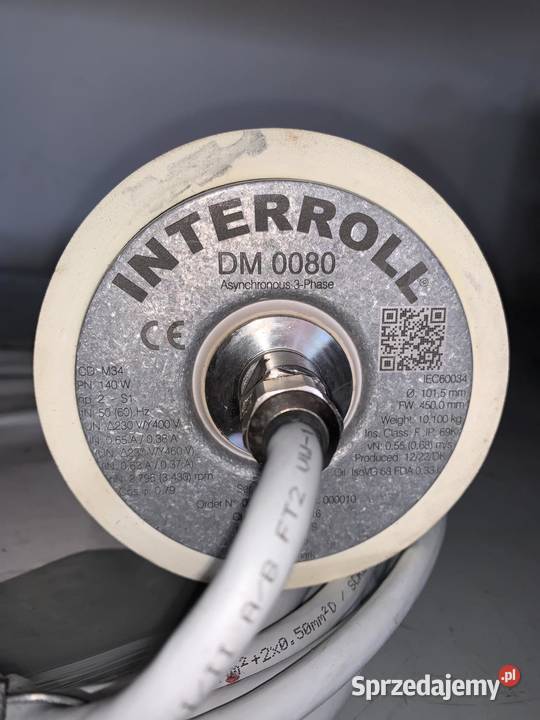 Interroll DM 0080 Drum Motor 140W M34 1015 mm x Pozostałe Warszawa