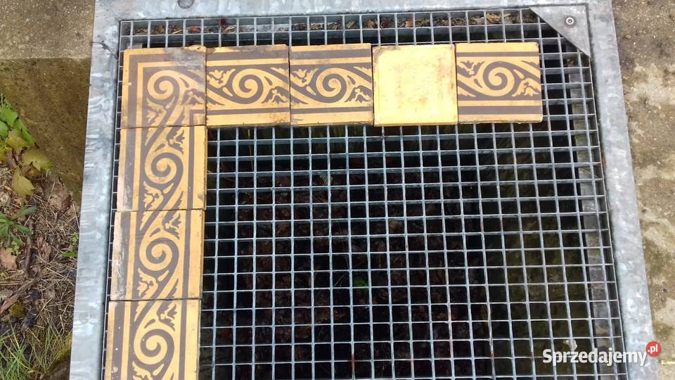 Stare 120 lat plytki podlogowe ceramiczne 17x17 Lubań sprzedam