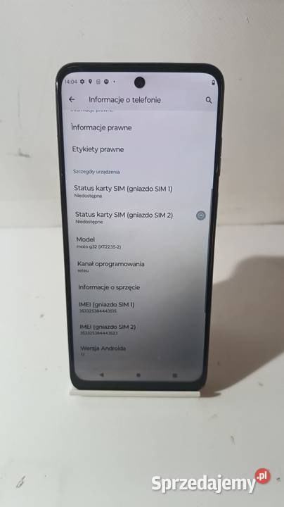 Smartfon MOTOROLA Moto G32 8256GB śląskie