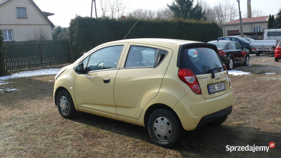 CHEVROLET SPARK 2012 r BENZYNA GAZ podlaskie Sokółka sprzedam
