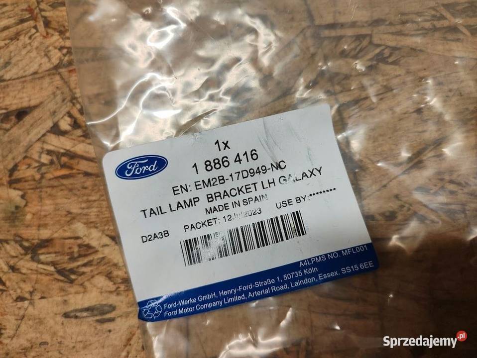 Ford Galaxy MK4 Ślizg Mocowanie Zderzaka Lewy Pleszew