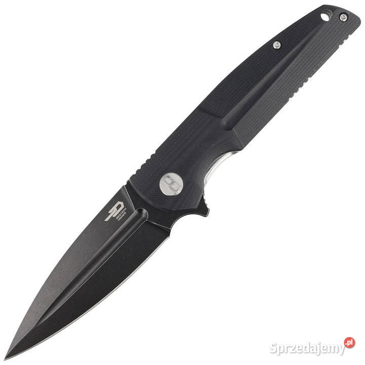 Nóż składany Bestech Fin Black G10 Black Warszawa