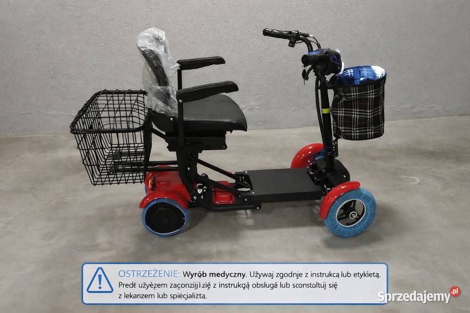 Skuter dls seniorów elektryczny składany