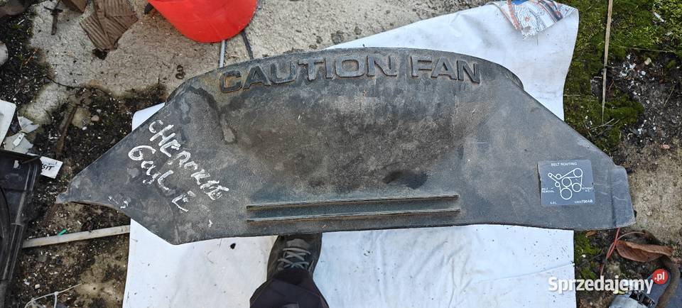 WENTYLATOR Z OBUDOWĄWSPORNIKIEM JEEP GRAND Części samochodowe Siechnice