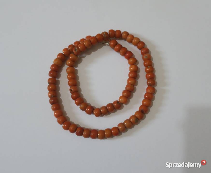 Czerwone korale naszyjnik Pruszków