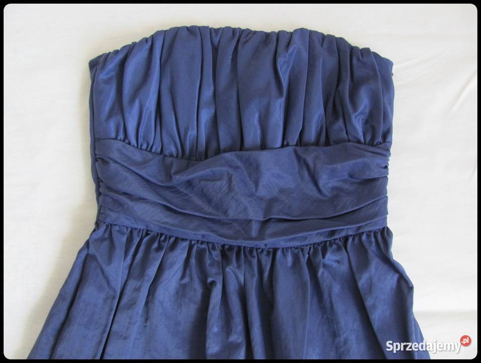 Sukienka gorsetowa SALSA bez ramiączek granatowa Płock