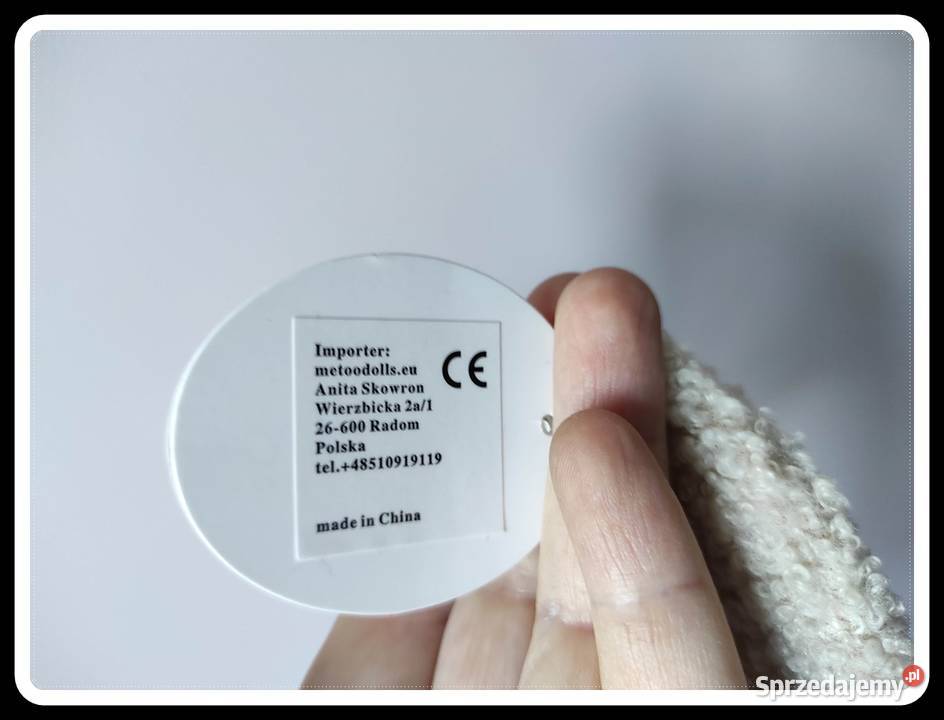 Małe nowe serduszko materiałowe zawieszka Płock