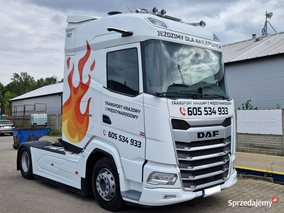 DAF XG480 FT STANDARD HYDRAULIKA TV DMC 50 TON klimatyzacja
