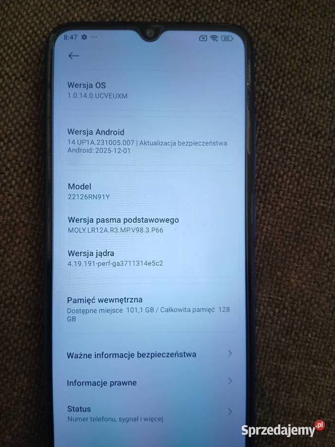 XIAOMI REDMI 12C 40 GB RAM pamięć wewnętrznej Iwkowa
