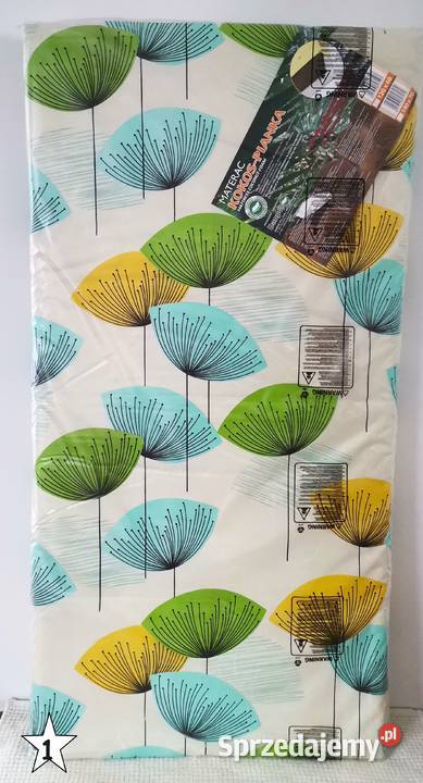 Materac 12060 kokos pianka wzory Nowe Wyprzedaż Koszalin