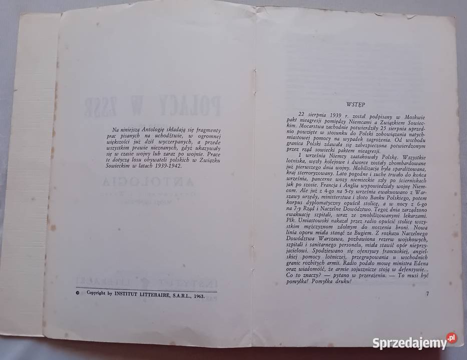 Antologia Polacy w ZSRR 1939 1942 Instytut Koźminek