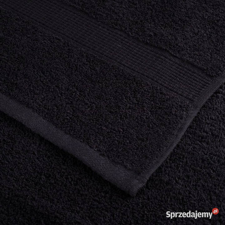 Ręczniki premium SOLUND 10 czarne 70x140 600 g