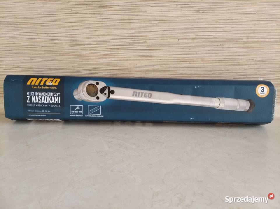 NAJTANIEJ Klucz Dynamometryczny z Nasadkami Etui Zabrze