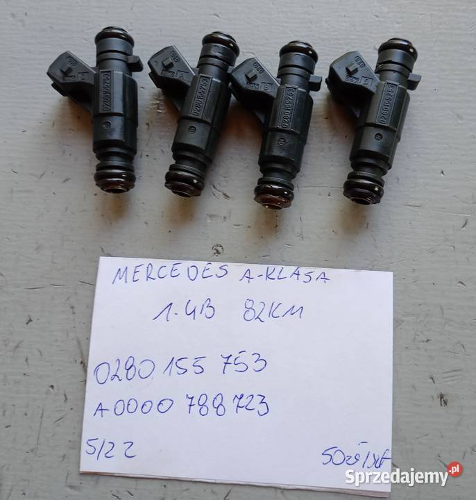 Sprawdzony wtryskiwacz Mercedes 14 B 0280155753 świętokrzyskie Suchedniów
