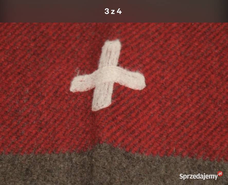 Koc armii szwajcarskiej oryginalny Koce i narzuty Warszawa