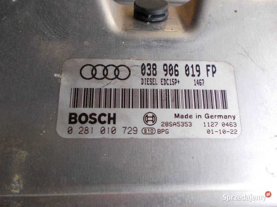 AUDI a4 19tdi AWX komputer 038906019FP sterownik Zamość
