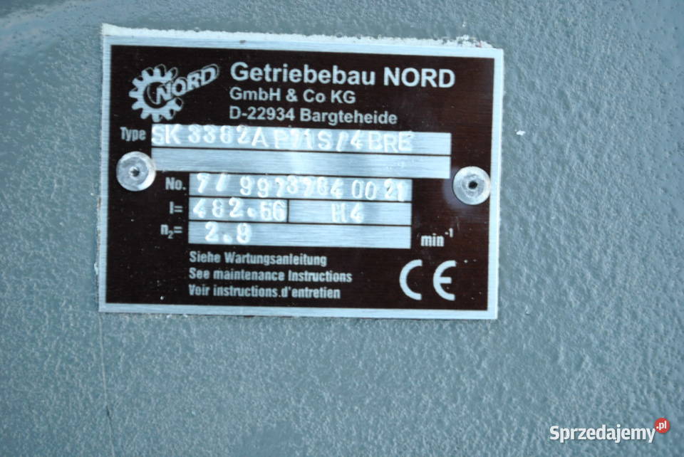Motoreduktor 025kw 29obrmin z hamulcem Firmy sprzedam