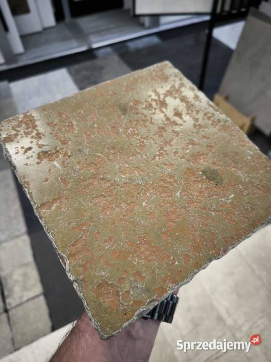 Płytki Wapień Lime Yellow bębnowany i Gdynia