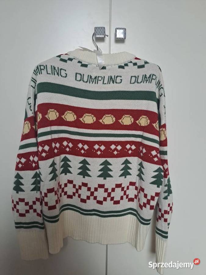 Cropp Sweter świąteczny pierogi choinki Cropp mazowieckie Warszawa
