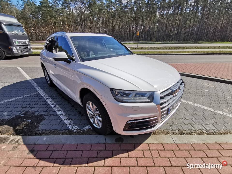 Audi q5 2018r 20 tfsi quattro kamery 360aktywny elektrochrom. lusterka boczne Q5 mazowieckie sprzedam