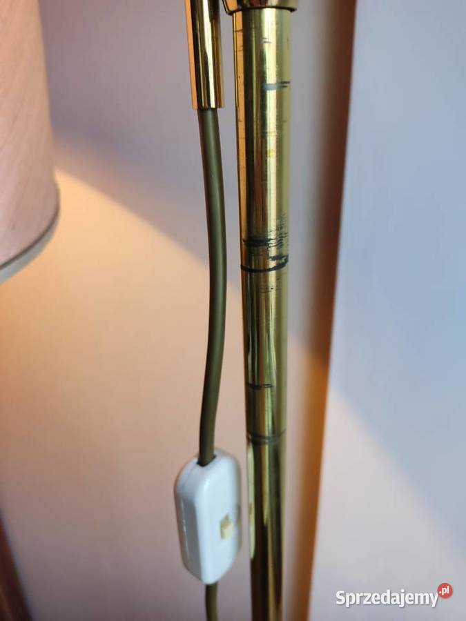 Lampa stojąca podłogowa chromowana z regulacjami Głuchołazy